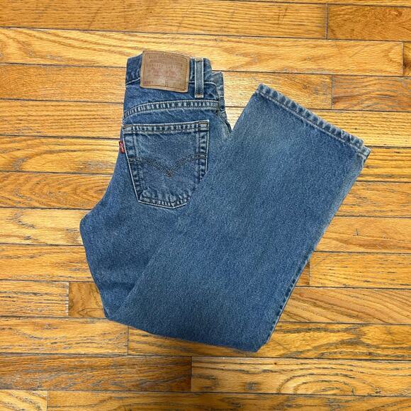 Vintage Y2K Youth Levi's 550 Relaxed Fit Denim Jeans‎ Size 10 - Picture 1 of 8